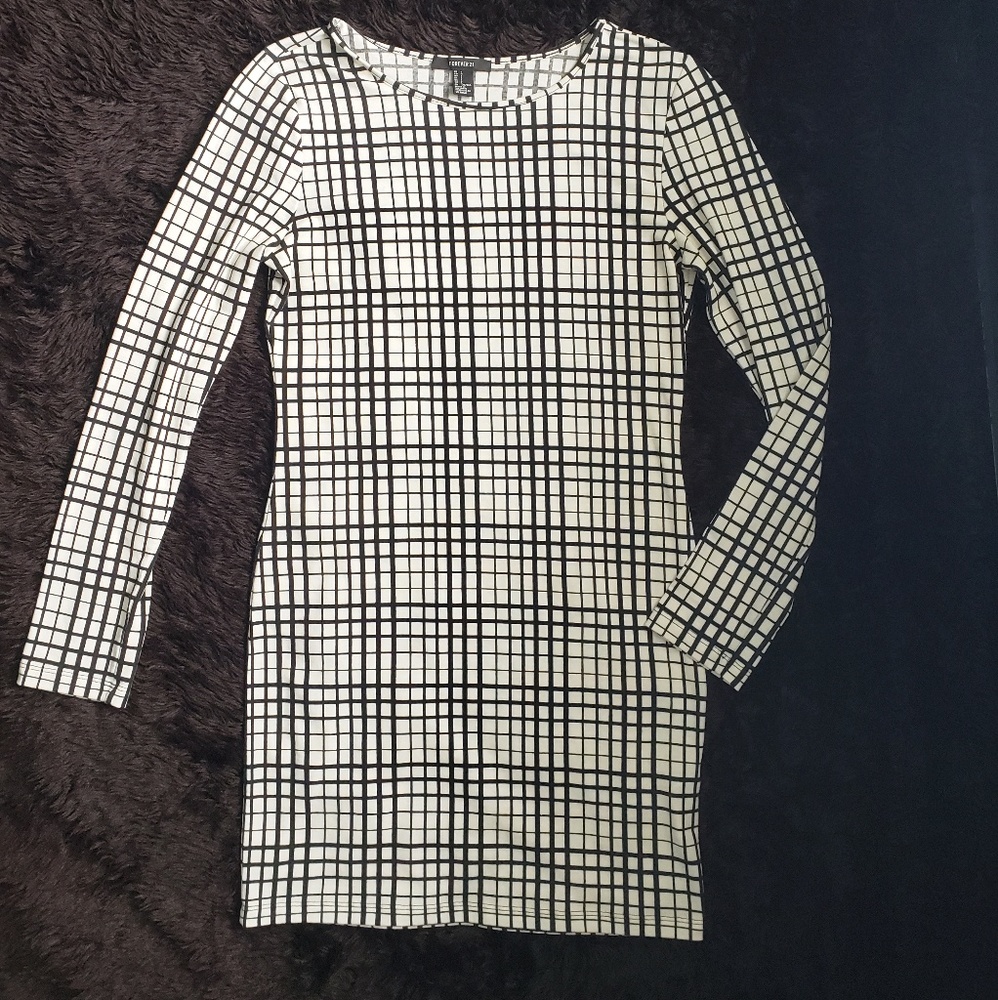 Grid Line Dress